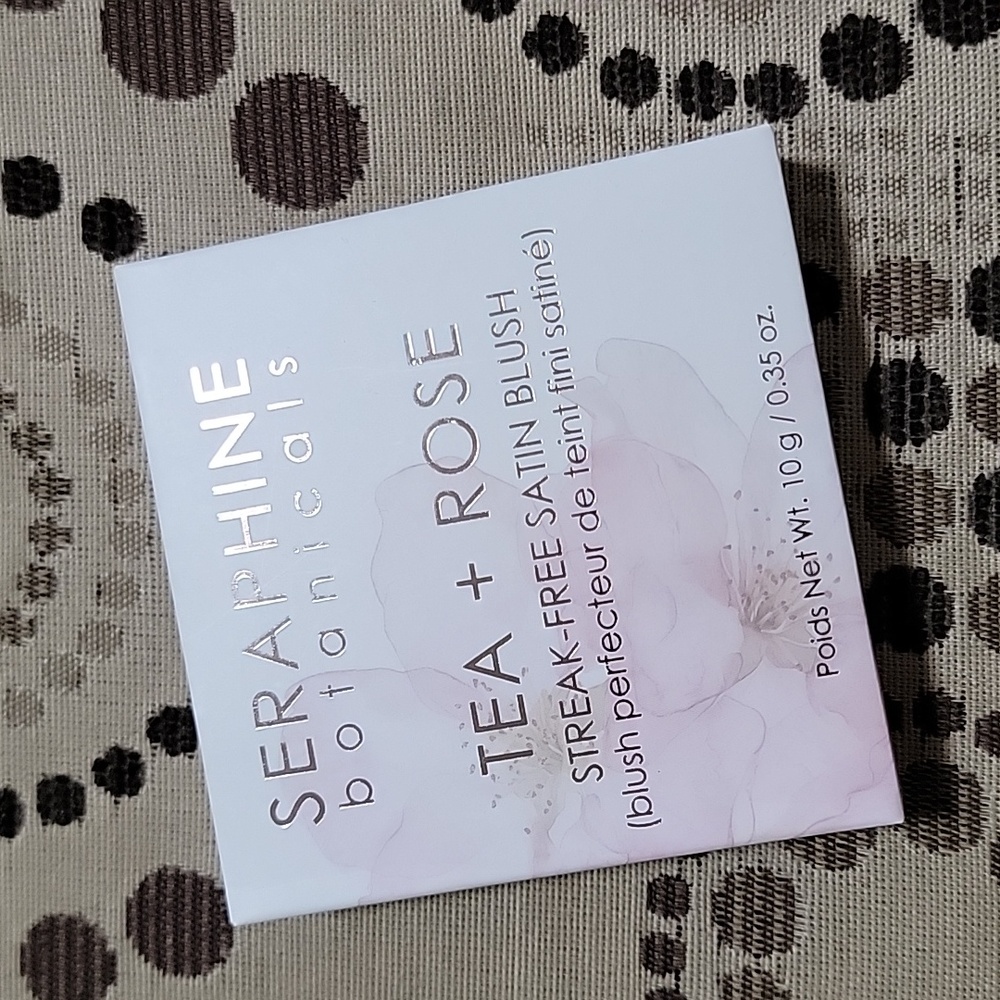 Seraphine Botanicals Tea + Rose - Streak-Free Satin Blush In Fresh Apricot 10g